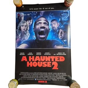 A Haunted House 2 2014 Promo‎ Movie Poster 27x40 Marlon Wayans Jaime Pressly